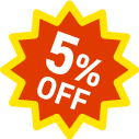 5%OFF